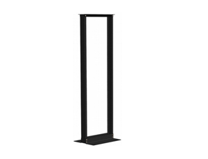 Open frame post racks