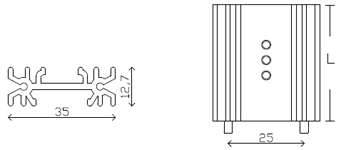 standard heatsinks
