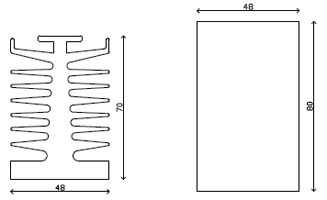 standard heatsinks